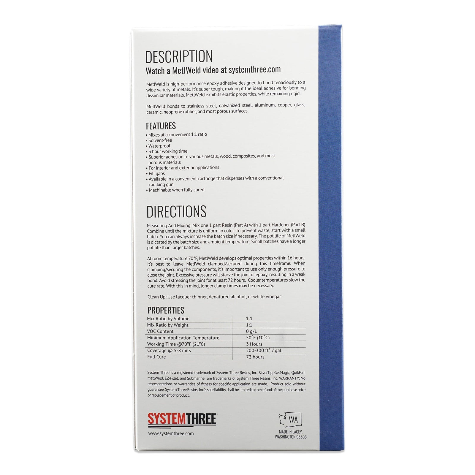SilverTip MetlWeld - System Three Resins