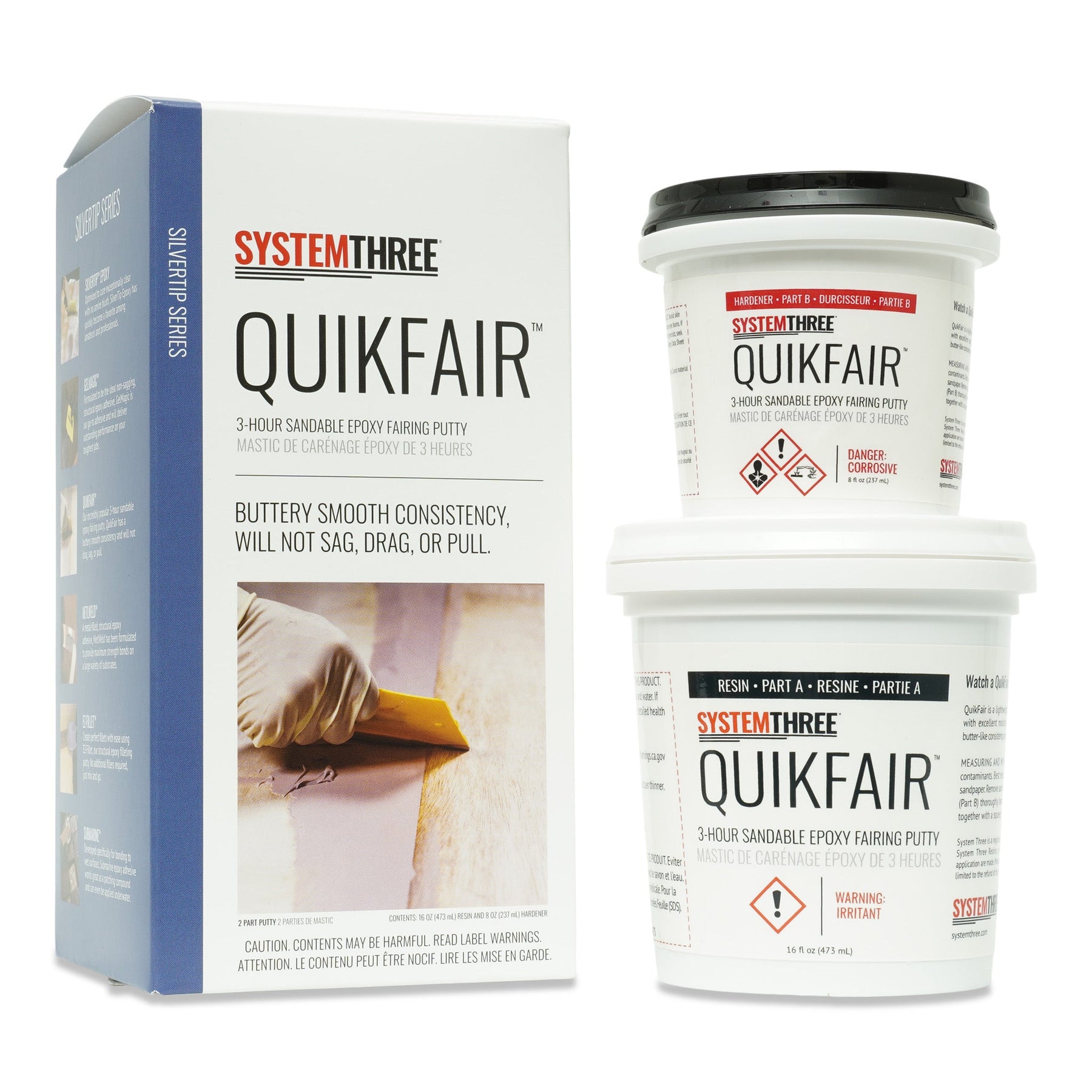 SilverTip QuikFair | Epoxy Fairing Putty - System Three Resins