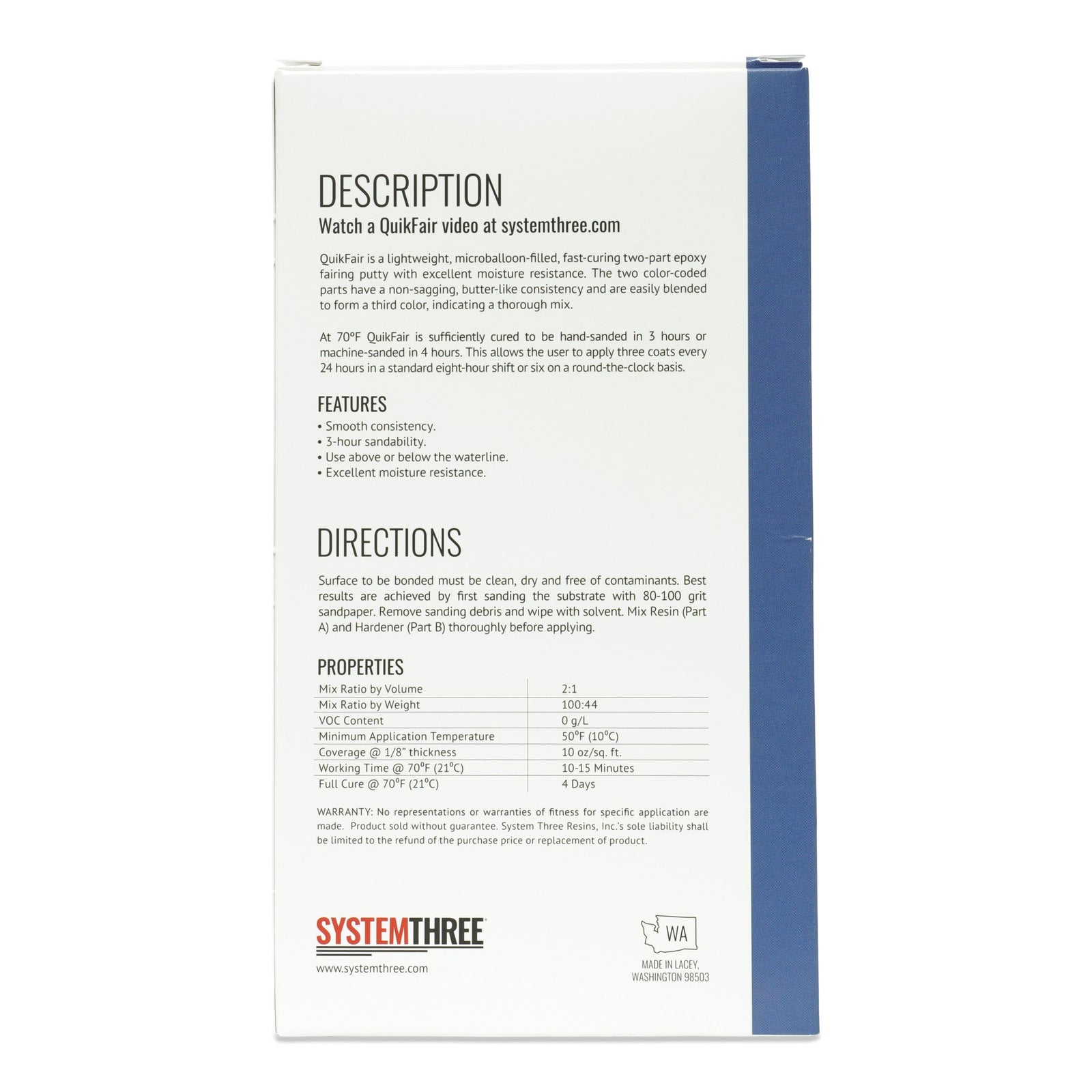 SilverTip QuikFair - System Three Resins